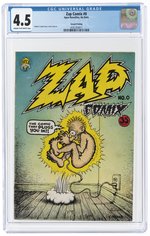 ZAP COMIX #0 1969 CGC 4.5 VG+ (SECOND PRINTING).