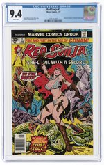 RED SONJA #1 JANUARY 1977 CGC 9.4 NM.