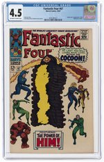 FANTASTIC FOUR #67 OCTOBER 1967 CGC 4.5 VG+ (FIRST HIM - ADAM WARLOCK).