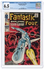 FANTASTIC FOUR #72 MARCH 1968 CGC 6.5 FINE+.