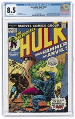 INCREDIBLE HULK #182 DECEMBER 1974 CGC 8.5 VF+.