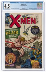 X-MEN #10 MARCH 1965 CGC 4.5 VG+ (FIRST SILVER AGE KA-ZAR).