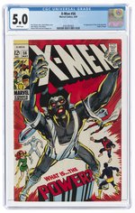 X-MEN #56 MAY 1969 CGC 5.0 VG/FINE (FIRST LIVING MONOLITH).