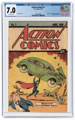 ACTION COMICS #1 1976 CGC 7.0 FINE/VF.