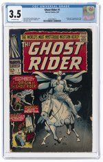 GHOST RIDER #1 FEBRUARY 1967 CGC 3.5 VG- (FIRST GHOST RIDER - CARTER SLADE).