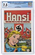 HANSI, THE GIRL WHO LOVED THE SWASTIKA #NN 1976 CGC 7.5 VF-.