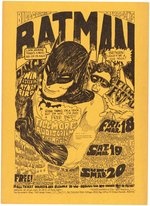 BIG BROTHER & THE HOLDING COMPANY BATMAN BG-2 BILL GRAHAM FILLMORE CONCERT POSTCARD.