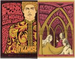 PINK FLOYD PAIR OF BILL GRAHAM FILLMORE & WINTERLAND CONCERT POSTCARDS.