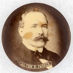 SEPIA ALTON PARKER PORTRAIT BUTTON.