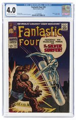 FANTASTIC FOUR #55 OCTOBER 1966 CGC 4.0 VG (THING VS. SILVER SURFER).