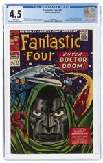 FANTASTIC FOUR #57 DECEMBER 1966 CGC 4.5 VG+.