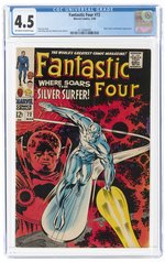 FANTASTIC FOUR #72 MARCH 1968 CGC 4.5 VG+.