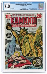 KAMANDI, THE LAST BOY ON EARTH #1 OCTOBER-NOVEMBER 1972 CGC 7.0 FINE/VF (FIRST KAMANDI).