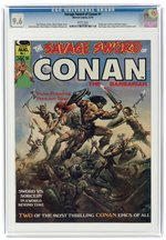 SAVAGE SWORD OF CONAN #1 AUGUST 1974 CGC 9.6 NM+.