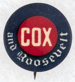 COX AND ROOSEVELT RWB NAME BUTTON.