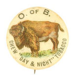 CHEWING TOBACCO WITH ORDER OF BUFFALO LOGO FROM HAKE COLLECTION & CPB.