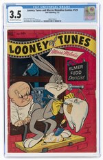 LOONEY TUNES AND MERRIE MELODIES COMICS #129 JULY 1952 CGC 3.5 VG-.