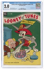 LOONEY TUNES AND MERRIE MELODIES COMICS #132 OCTOBER 1952 CGC 2.0 GOOD.