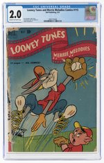 LOONEY TUNES AND MERRIE MELODIES COMICS #115 MAY 1951 CGC 2.0 GOOD.