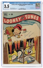 LOONEY TUNES AND MERRIE MELODIES COMICS #123 JANUARY 1952 CGC 3.5 VG-.