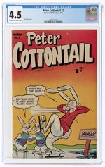 PETER COTTONTAIL #2 MARCH 1954 CGC 4.5 VG+.