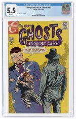 MANY GHOSTS OF DR. GRAVES #15 AUGUST 1969 CGC 5.5 FINE-.