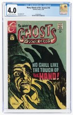 MANY GHOSTS OF DR. GRAVES #10 NOVEMBER 1968 CGC 4.0 VG.