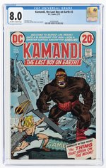 KAMANDI, THE LAST BOY ON EARTH #3 FEBRUARY 1973 CGC 8.0 VF.