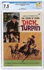 LEGEND OF YOUNG DICK TURPIN #1 MAY 1966 CGC 7.5 VF-.