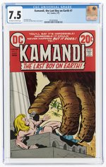 KAMANDI, THE LAST BOY ON EARTH #7 JULY 1973 CGC 7.5 VF-.