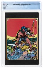 ROBERT E. HOWARD'S CONAN THE BARBARIAN #1 1983 CGC 8.5 VF+.