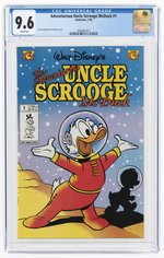 ADVENTUROUS UNCLE SCROOGE McDUCK #1 JANUARY 1998 CGC 9.6 NM+.