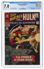 TALES TO ASTONISH #82 AUGUST 1966 CGC 7.0 FINE/VF.