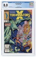 X-TERMINATORS #1 OCTOBER 1988 CGC 8.0 VF.