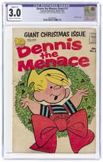 DENNIS THE MENACE GIANT #11 WINTER 1962 CGC RESTORED 3.0 SLIGHT (C-1) GOOD/VG.