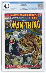 FEAR #14 JUNE 1973 CGC 4.5 VG+.