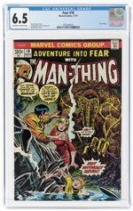 FEAR #18 NOVEMBER 1973 CGC 6.5 FINE+.