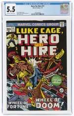 HERO FOR HIRE #11 JULY 1973 CGC 5.5 FINE-.