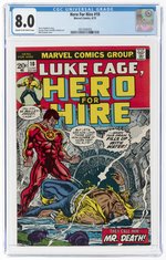 HERO FOR HIRE #10 JUNE 1973 CGC 8.0 VF.