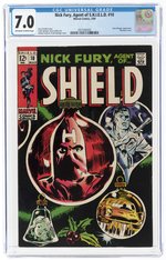 NICK FURY, AGENT OF S.H.I.E.L.D. #10 MARCH 1969 CGC 7.0 FINE/VF.