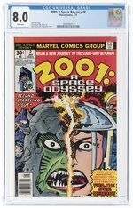 2001: A SPACE ODYSSEY #2 JANUARY 1977 CGC 8.0 VF.