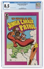 JUNIOR CARROT PATROL #1 MAY 1989 CGC 8.5 VF+.