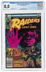 RAIDERS OF THE LOST ARK #1 SEPTEMBER 1981 CGC 8.0 VF.