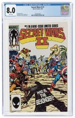 SECRET WARS II #1 JULY 1985 CGC 8.0 VF.