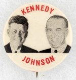 SMALL KENNEDY JOHNSON JUGATE BUTTON.