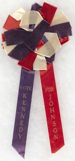 VOTE FOR KENNEDY JOHNSON RIBBON.