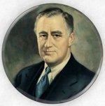 LARGE 9-INCH COLORFUL FRANKLIN ROOSEVELT CELLULOID.