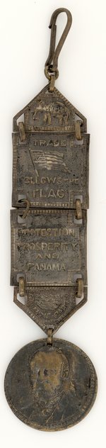 ROOSEVELT FAIRBANKS TRADE FOLLOWS THE FLAG METAL FOB.