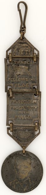 ROOSEVELT FAIRBANKS TRADE FOLLOWS THE FLAG METAL FOB.