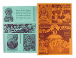 BELA LUGOSI "THE RETURN OF CHANDU" IMPRESSIVE PROMOTIONAL PACKET.